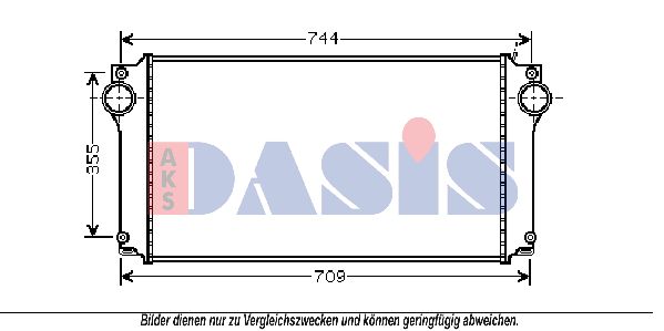 AKS DASIS tarpinis suslėgto oro aušintuvas, kompresorius 217000N